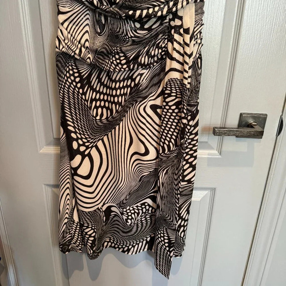 VTG Frank Lyman Dress Size 6 Funky Abstract Bold Psychedelic Artsy Y2K 90s Disco - Picture 4 of 12